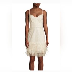 Milly Evening Feathers Dress size 2. Gorgeous and very elegant